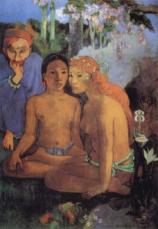 Paul Gauguin Contes barbares China oil painting art